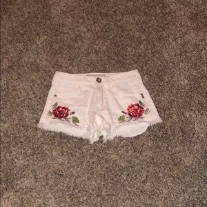 Guess jean flower shorts